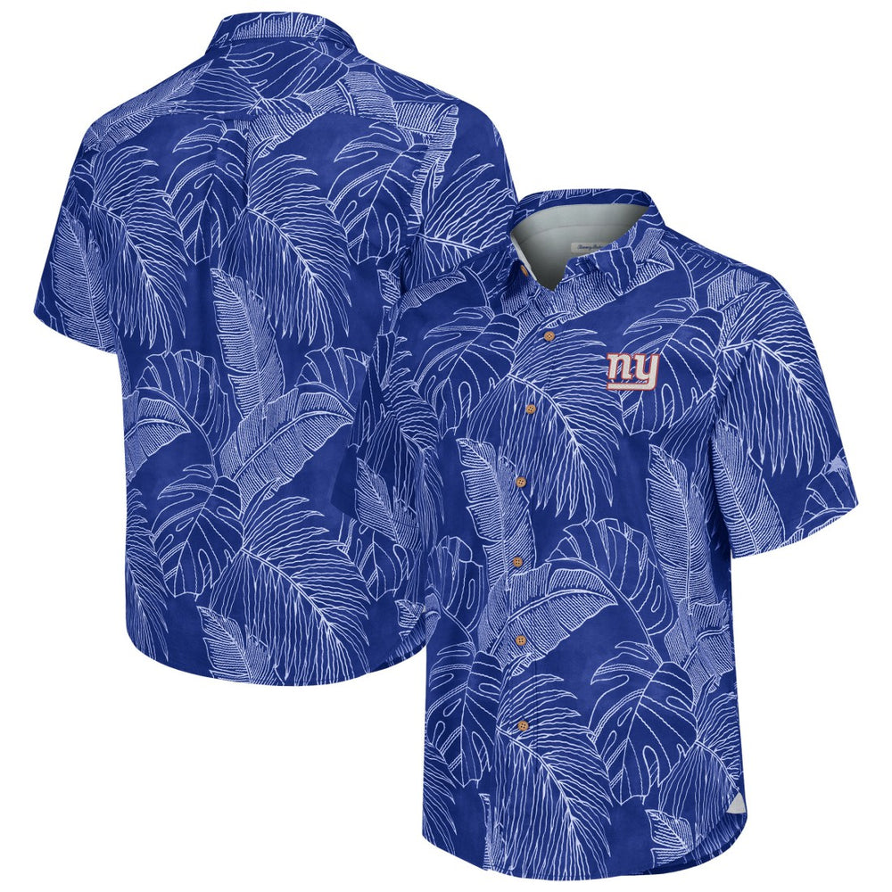 New York Giants Sport Vine Line Button-Down Shirt - Royal
