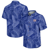 New York Giants Sport Vine Line Button-Down Shirt - Royal