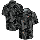 Cincinnati Bengals Sport Vine Line Button-Down Shirt - Black