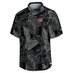 Cincinnati Bengals Sport Vine Line Button-Down Shirt - Black