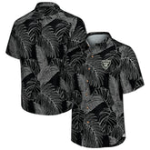 Las Vegas Raiders Sport Vine Line Button-Down Shirt - Black