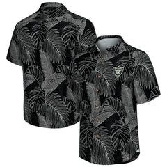 Las Vegas Raiders Sport Vine Line Button-Down Shirt - Black