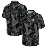 Minnesota Vikings Sport Vine Line Button-Down Shirt - Black