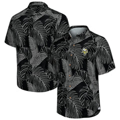 Minnesota Vikings Sport Vine Line Button-Down Shirt - Black