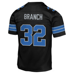 Brian Branch Detroit Lions Youth Game Jersey - Black Jerseys