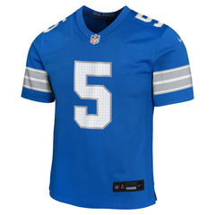 David Montgomery Detroit Lions Youth Game Jersey - Blue Jerseys