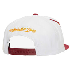 Miami Heat Waverunner Snapback Hat White/Red - Mitchell & Ness