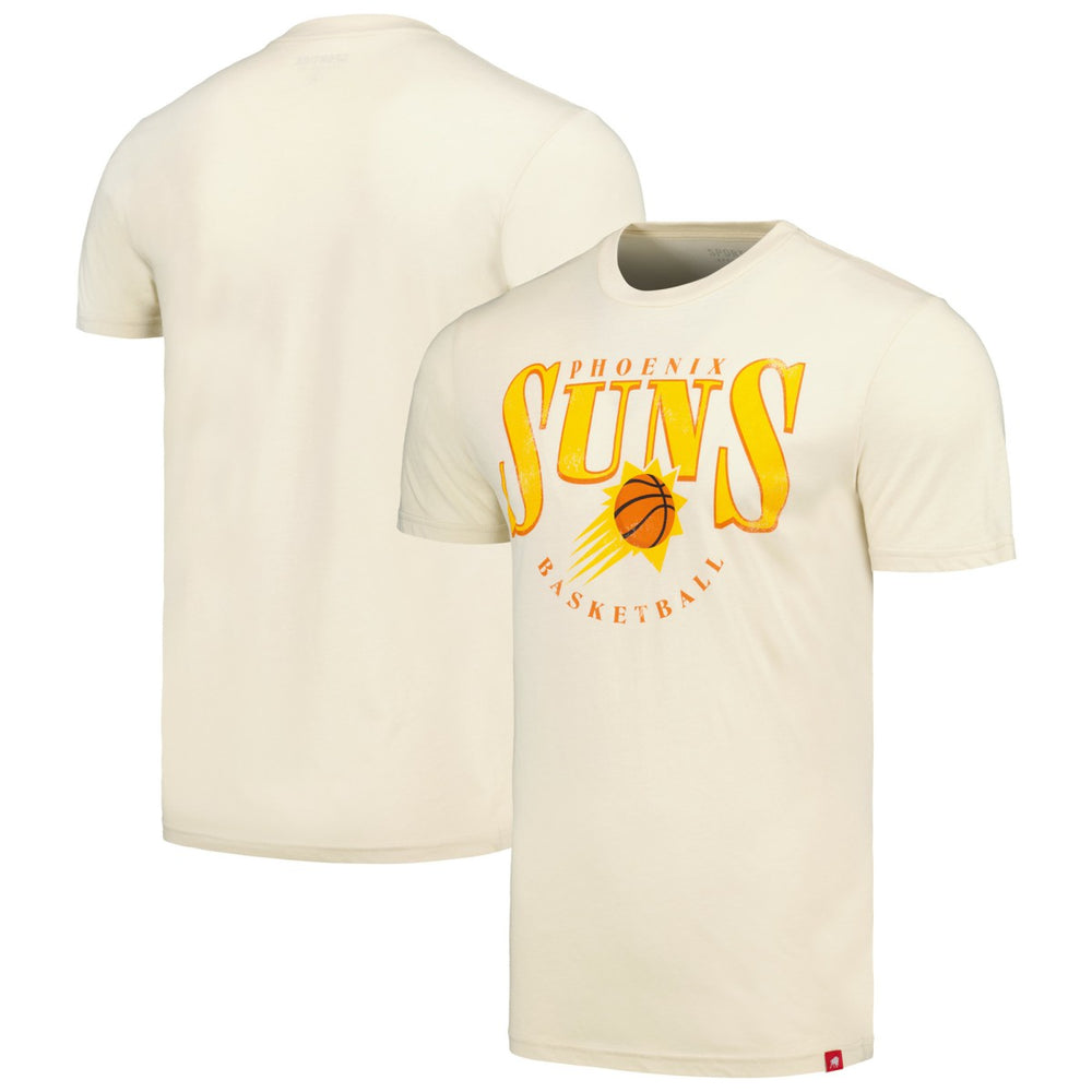 Phoenix Suns Sportiqe Unisex Sunburst Tri-Blend Comfy T-Shirt Cream