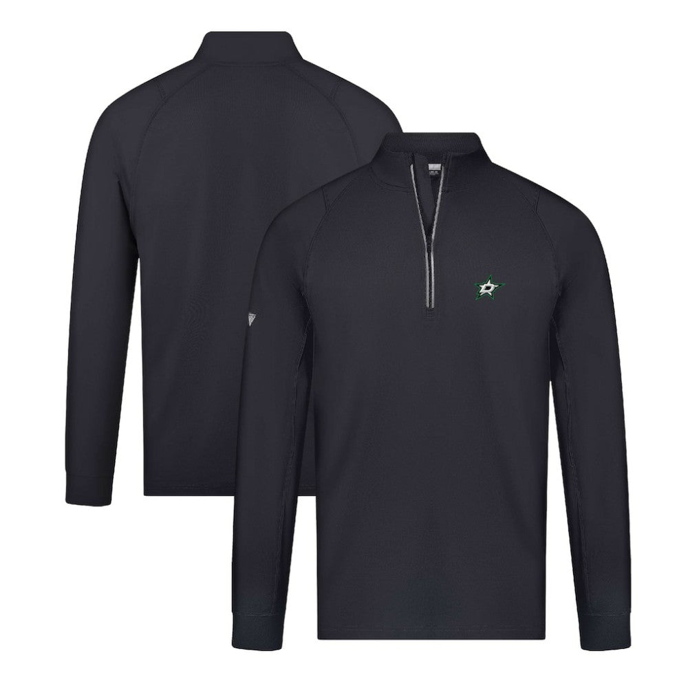 Dallas Stars Levelwear Theory Insignia Core Quarter-Zip Pullover Top - Black | US 201183106
