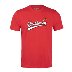 Chicago Blackhawks Levelwear Richmond Retro Script T-Shirt - Red | US 201183312