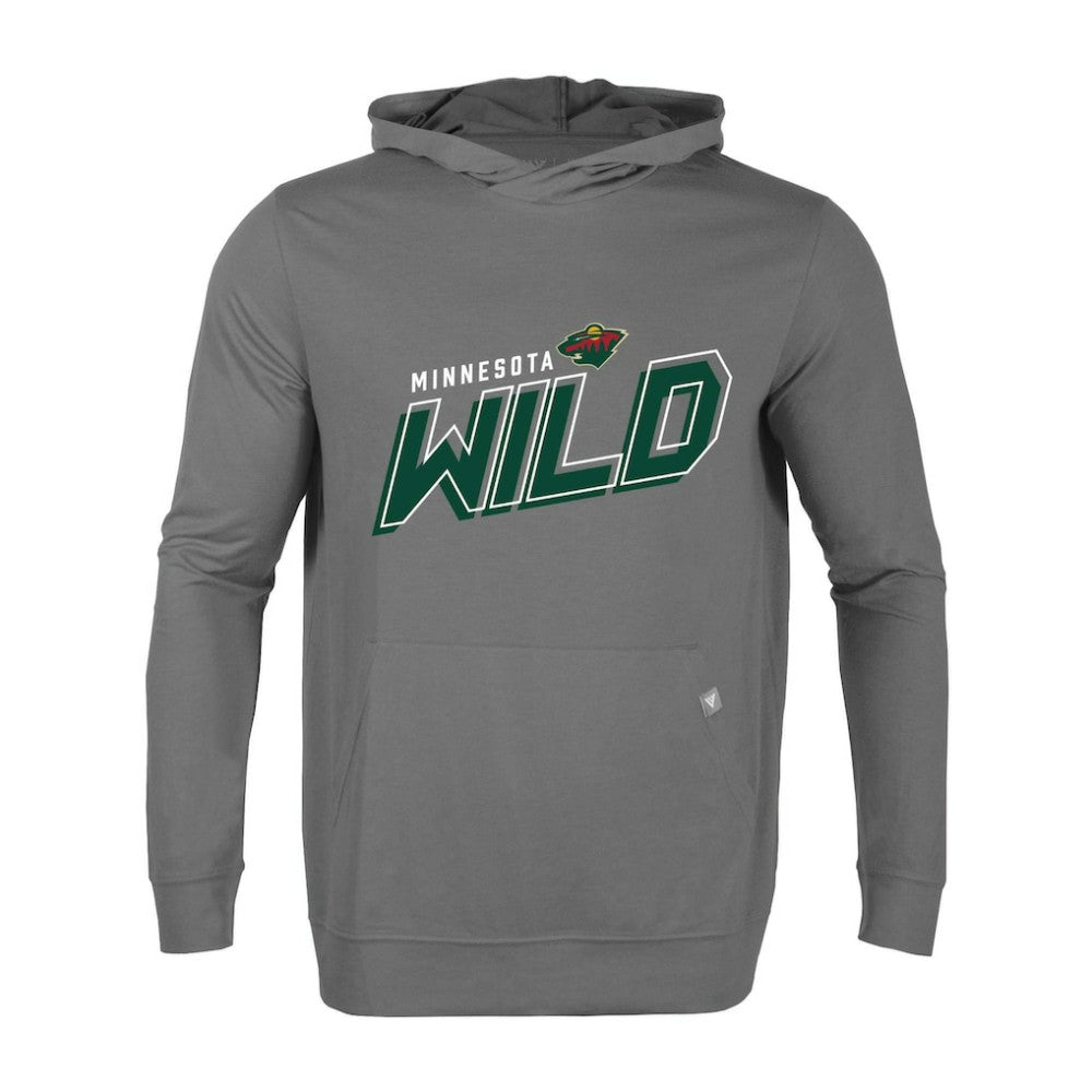 Minnesota Wild Levelwear Relay Premier 2.0 Pullover Hoodie - Gray | US 201183350