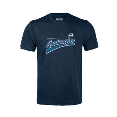 Colorado Avalanche Levelwear Youth Little Richmond Retro Script T-Shirt - Navy | US 201183415