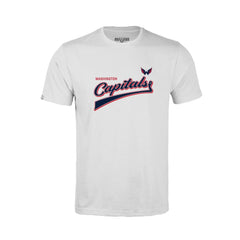Washington Capitals Levelwear Youth Little Richmond Retro Script T-Shirt - White | US 201183423