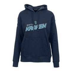 Seattle Kraken Levelwear Women's Adorn Premier 2.0 Fleece Pullover Hoodie - Deep Sea Blue | US 201183470