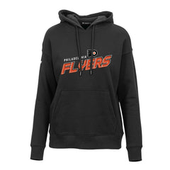 Philadelphia Flyers Levelwear Women's Adorn Premier 2.0 Fleece Pullover Hoodie - Black | US 201183476