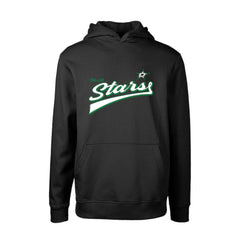 Dallas Stars Levelwear Youth Podium Retro Script Fleece Pullover Hoodie - Black | US 201183770