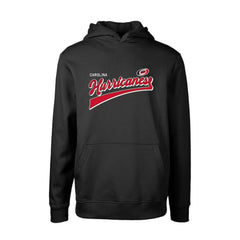 Carolina Hurricanes Levelwear Youth Podium Retro Script Fleece Pullover Hoodie - Black | US 201183773
