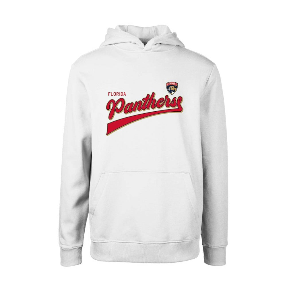 Florida Panthers Levelwear Youth Podium Retro Script Fleece Pullover Hoodie - White | US 201183774