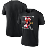 Chris Chelios Chicago Blackhawks Jersey Retirement T-Shirt - Black | US 201185007