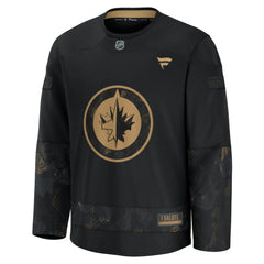 Winnipeg Jets Fanatics 2024 Military Appreciation Practice Jersey - Black | US 201189514