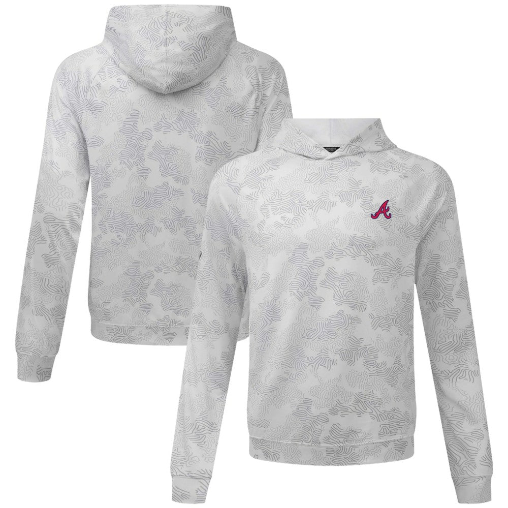Atlanta Braves Levelwear Blender Insignia Hoodie - White Hoodies