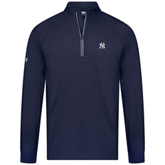 New York Yankees Levelwear Theory Insignia Quarter-Zip Pullover - Navy Pullover