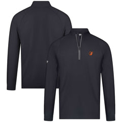 Baltimore Orioles Levelwear Theory Insignia Quarter-Zip Pullover - Black Pullover