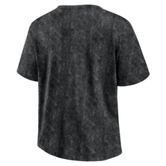 Pittsburgh Penguins Fanatics Women's Faded Wash T-Shirt - Black | US 201190119