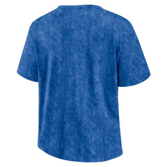 New York Rangers Fanatics Women's Faded Wash T-Shirt - Blue | US 201190125