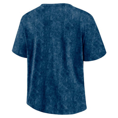 Seattle Kraken Fanatics Women's Faded Wash T-Shirt - Deep Sea Blue | US 201190128