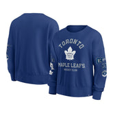 Toronto Maple Leafs Fanatics Women's Go Team Pullover Sweatshirt - Blue | US 201190218