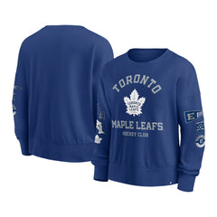 Toronto Maple Leafs Fanatics Women's Go Team Pullover Sweatshirt - Blue | US 201190218