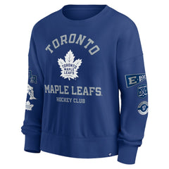 Toronto Maple Leafs Fanatics Women's Go Team Pullover Sweatshirt - Blue | US 201190218