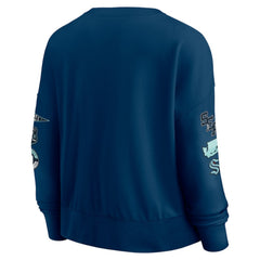 Seattle Kraken Fanatics Women's Go Team Pullover Sweatshirt - Deep Sea Blue | US 201190231