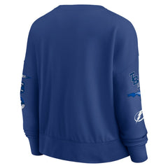 Tampa Bay Lightning Fanatics Women's Go Team Pullover Sweatshirt - Blue | US 201190237