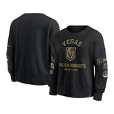 Vegas Golden Knights Fanatics Women's Go Team Pullover Sweatshirt - Black | US 201190246