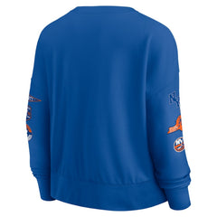 New York Islanders Fanatics Women's Go Team Pullover Sweatshirt - Royal | US 201190249