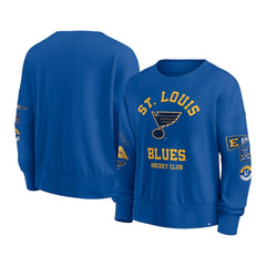 St. Louis Blues Fanatics Women's Go Team Pullover Sweatshirt - Blue | US 201190250