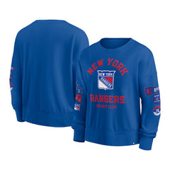 New York Rangers Fanatics Women's Go Team Pullover Sweatshirt - Blue | US 201190252