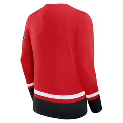 Chicago Blackhawks Fanatics High Point Long Sleeve T-Shirt - Red | US 201190265
