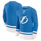 Tampa Bay Lightning Fanatics High Point Long Sleeve T-Shirt - Blue | US 201190283
