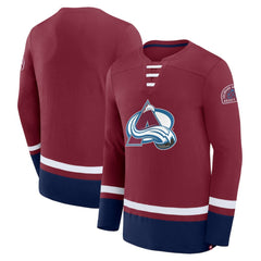 Colorado Avalanche Fanatics High Point Long Sleeve T-Shirt - Burgundy | US 201190296