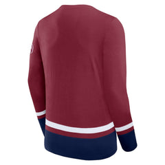 Colorado Avalanche Fanatics High Point Long Sleeve T-Shirt - Burgundy | US 201190296