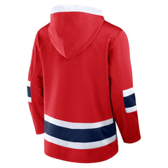 Washington Capitals Fanatics Inside Line Fleece Pullover Hoodie- Red | US 201190734