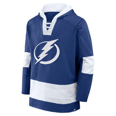 Tampa Bay Lightning Fanatics Inside Line Fleece Pullover Hoodie- Blue | US 201190741