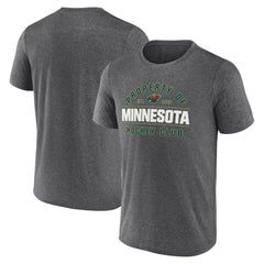 Minnesota Wild Fanatics Property Of T-Shirt - Heather Charcoal | US 201190985