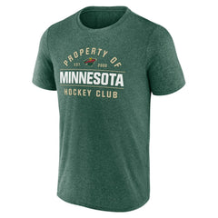 Minnesota Wild Fanatics Property Of T-Shirt - Heather Green | US 201191014