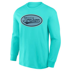 Seattle Kraken Fanatics Rewind Long Sleeve T-Shirt - Light Blue | US 201191023