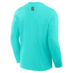 Seattle Kraken Fanatics Rewind Long Sleeve T-Shirt - Light Blue | US 201191023