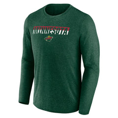 Minnesota Wild Fanatics Transition Long Sleeve T-Shirt - Heather Green | US 201191076